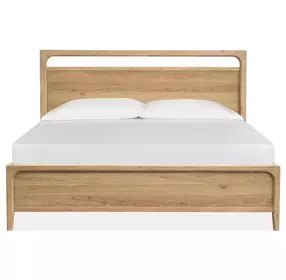 Greenvale Butternut Panel Bedroom Set