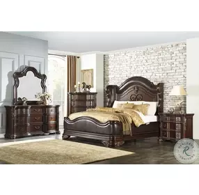 Royal Highlands Cherry California King Panel Bed