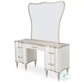 London Crest Creamy Pearl Vanity With Mirror