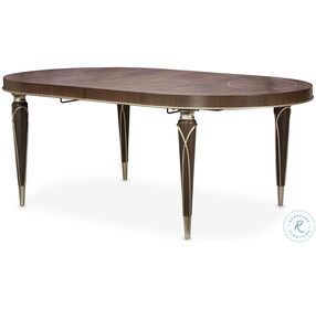 Villa Cherie Hazelnut Extendable Oval Dining Room Set
