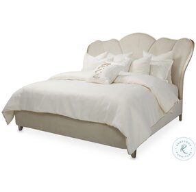 Villa Cherie Caramel Channel Tufted Upholstered Platform Bedroom Set