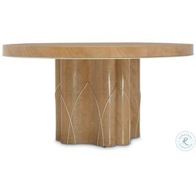 Villa Cherie Caramel Round Dining Room Set