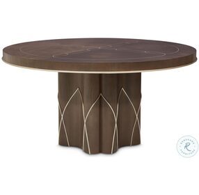 Villa Cherie Hazelnut Round Dining Room Set