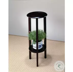 Kirk Espresso Round Accent Table