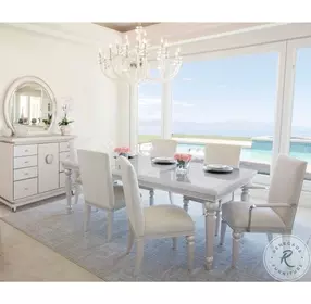 Gilded Cove Ivory Wall Mirror
