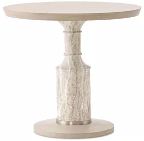 Lotus Bay Sand Round Gathering Dining Room Set