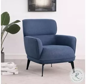 Andrea Blue Accent Chair