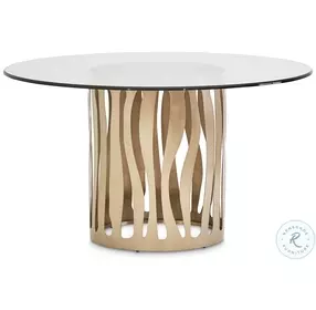 La Rachelle Medium Champagne Dining Room Set