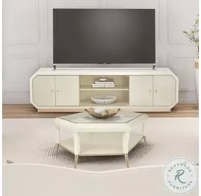 La Rachelle Medium Champagne Media Cabinet