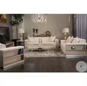 Laguna Ridge Washed Oak Round Chairside Table