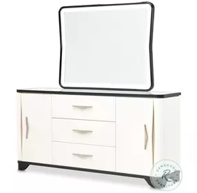Tuxedo Black And White Piano Keyboard Sideboard