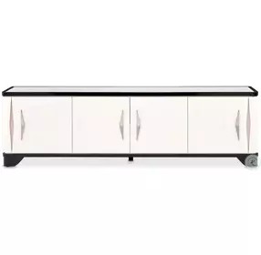 Tuxedo Black And White Piano Keyboard TV Stand