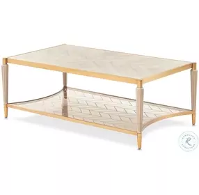 St. Charles Dove Gray And Bronze Occasional Table Set