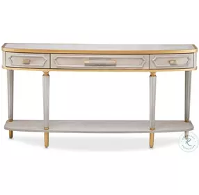St. Charles Dove Gray Console Table