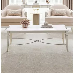 La Marisia Creamy Pearl Rectangular Cocktail Table