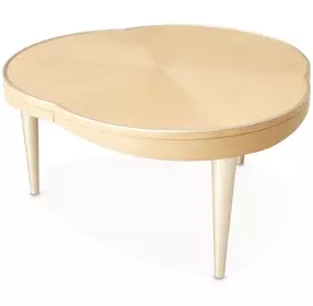 Camellia Field Caramel Free Form Cocktail Table