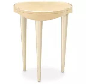 Camellia Field Caramel Free Form Chairside Table