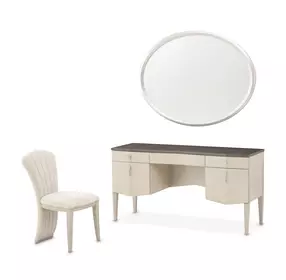 Fantosini Cappuccino Upholstered Vanity Chair