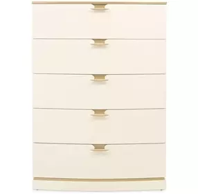 La Terrazza Creamy Pearl 5 Drawer Chest