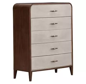 Houston Walnut 5 Drawer Chest