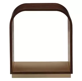 Houston Walnut Rectangular End Table