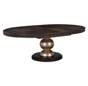 West Kensington Medium Espresso 84" Extendable Oval Dining Table
