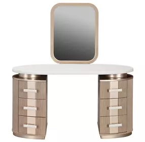 West Kensington Sea Salt Caramel Vanity with Mirror