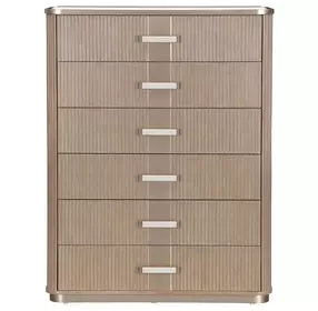 West Kensington Sea Salt Caramel 6 Drawer Highboy Chest