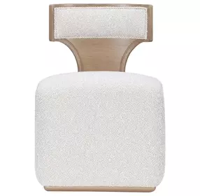 West Kensington Buff and Sea Salt Caramel Upholstered Vanity Chair