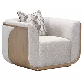 West Kensington Buff and Sea Salt Caramel Upholstered Matching Chair