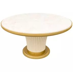 Scotts Square Light Champagne 60" Round Dining Table
