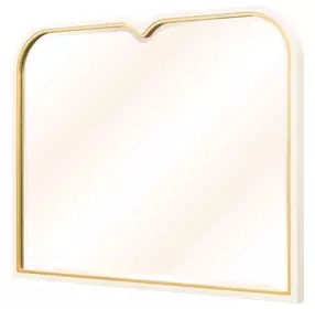 Scotts Square Light Champagne and Gold Rectangular Dresser Mirror