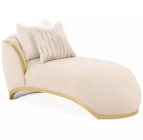 Scotts Square Cornsilk 73" Chaise with Pillows