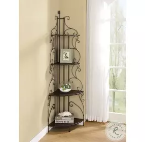 910038 Copper and Copper Corner Bookcase