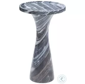 Baird Gray Marble Accent Table