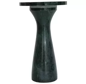 Baird Emerald Marble Round Accent Table