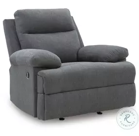 Yarrow Lane Charcoal Recliner