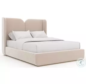 Oblique Ivory Upholstered Bedroom Set