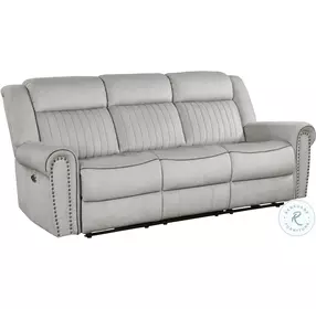 Brennen Mist Double Power Reclining Living Room Set