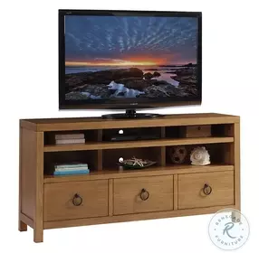 Newport Sandstone Promontory TV Stand By Barclay Butera