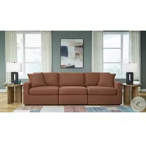 Modmax Spice Performance Fabric Modular 3 Piece Sectional Sofa