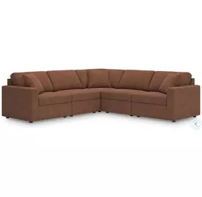Modmax Spice 5-Piece Performance Fabric Modular Sectional