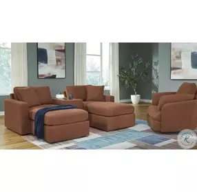 Modmax Spice Performance Fabric Modular Sectional Sofa with Storage Console