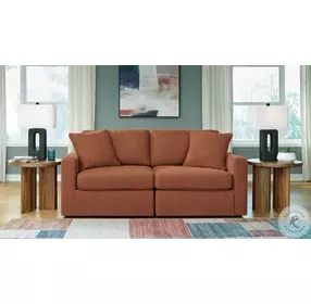 Modmax Spice Performance Fabric Modular 2 Piece Sectional Sofa