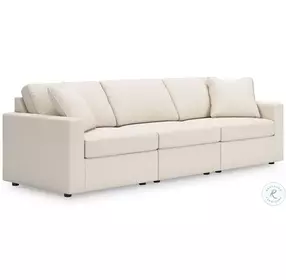 Modmax Oyster Performance Fabric Modular 3 Piece Sectional Sofa