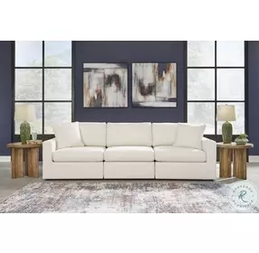 Modmax Oyster Performance Fabric Modular 3 Piece Sectional Sofa