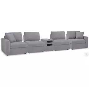 Modmax Granite 5 Piece Performance Fabric Sectional