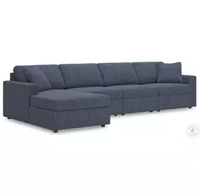 Modmax Ink 4-Piece Performance Fabric Modular Sectional with LAF Chaise