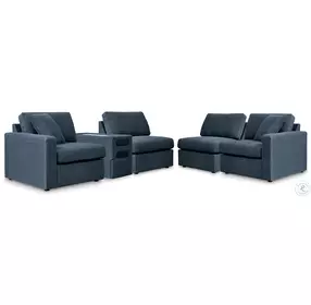 Modmax Ink 5 Piece Performance Fabric Sectional