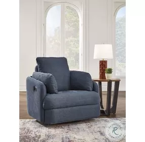 Modmax Ink Performance Fabric Swivel Glider Recliner